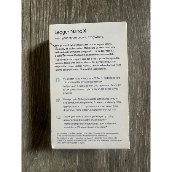 Ledger - Nano X Crypto Hardware Wallet - Picture 2 of 3